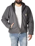 Carhartt Men's Relaxed Fit Washed Duck Sherpa-Lined Jacket