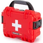 Nanuk Outdoor Series 903 Waterproof First Aid Case, Red #903S-000RD-PA<wbr/>0-FSA01