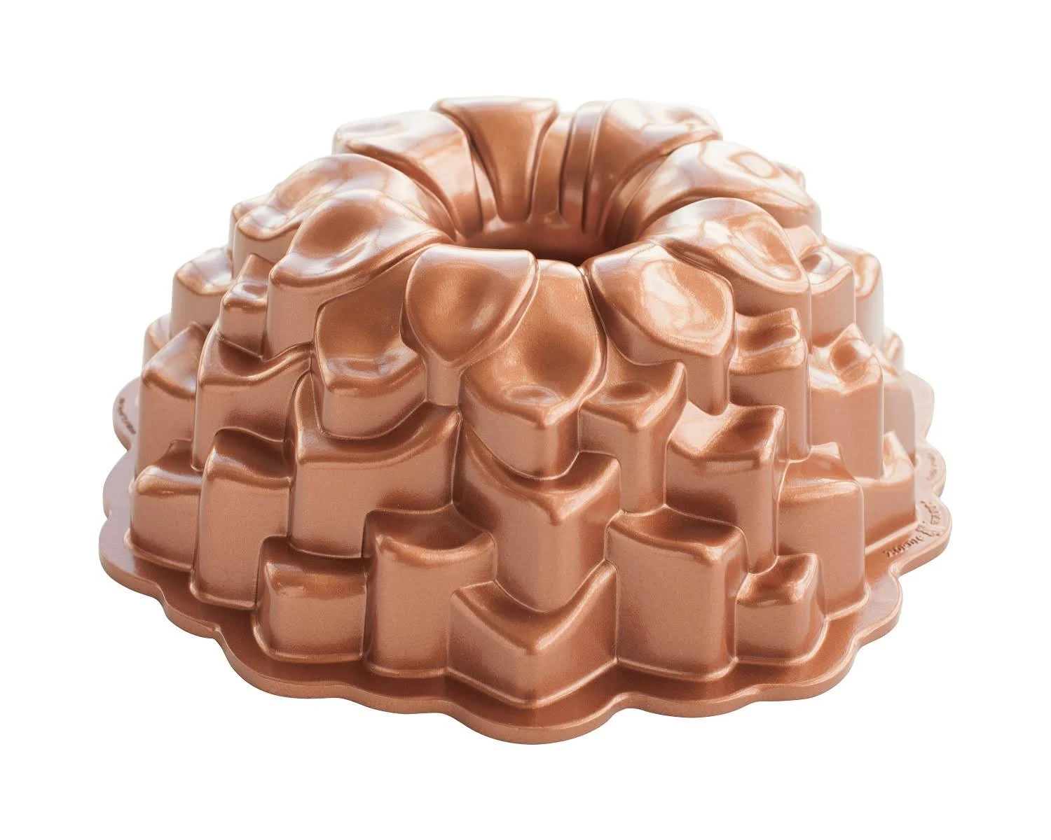 Nordic Ware Blossom Bundt Pan, Red/Coppr, 10 CUP