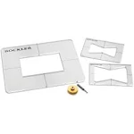 Bow Tie Inlay Kit w/Frame, Bit, & Bushing - Decorative Router Template