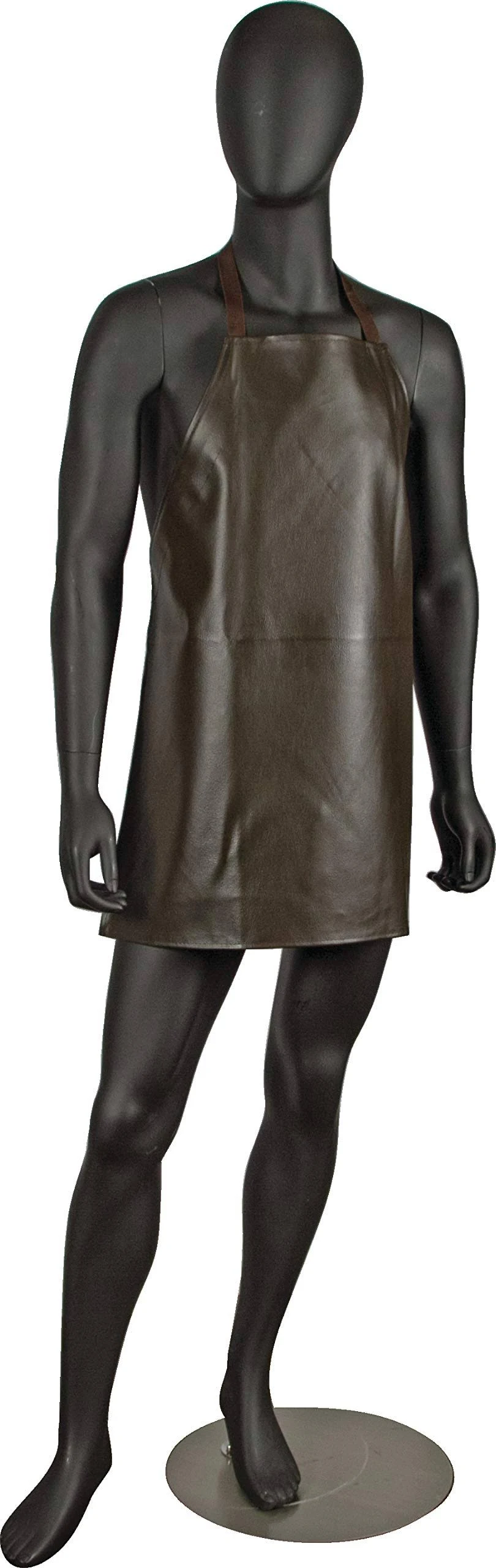 San Jamar 604VBA-BR Brown Vinyl Bib Apron