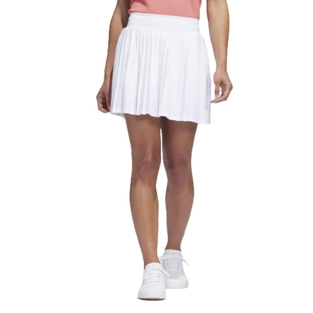 Adidas Ultimate 365 Tour 15 Inch Pleated White Skort Women