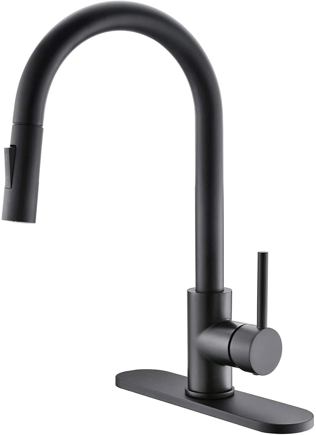 Soka SK5003PA Pull Down Kitchen Faucet Finish: Matte Black