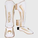 Venum Elite Standup Shin Guards Medium White