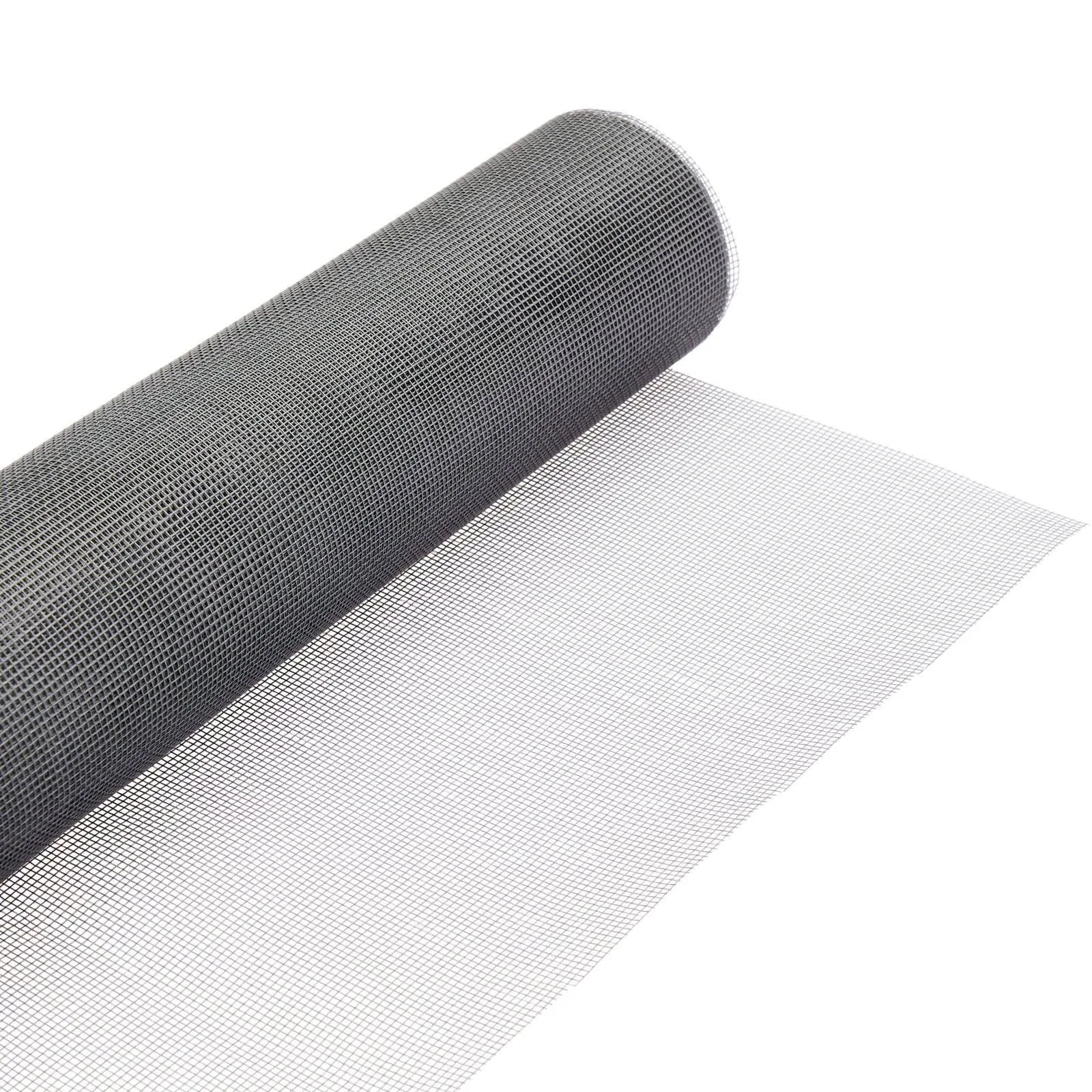 Stockroom Plus Replacement Gray Fiberglass Window Screen Mesh Roll for Windows, Screen Doors, and Crafting (118x39 in)