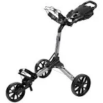 Bag Boy Nitron Auto-Open Push Cart Silver Black