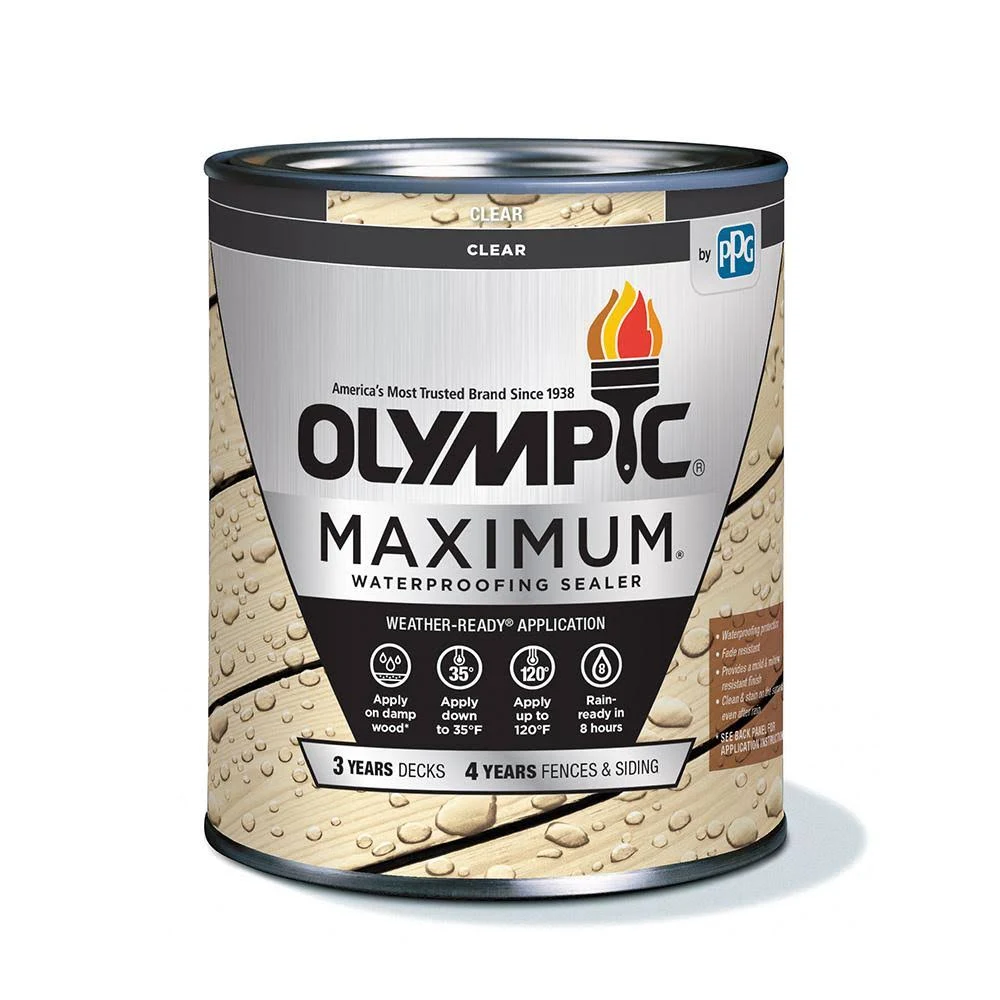 Olympic Maximum 1 Clear Exterior Waterproofing Sealant