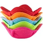 SHILA Bowl Cozy Multicolor Set of 5 Microwave-Safe Hot Bowl Holders to Keep Y...