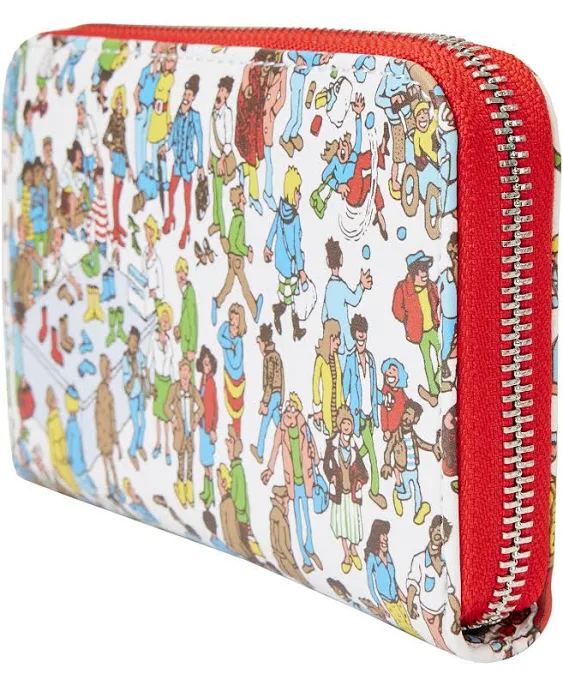 Where’s Waldo All-Over Print Zip Around Wallet