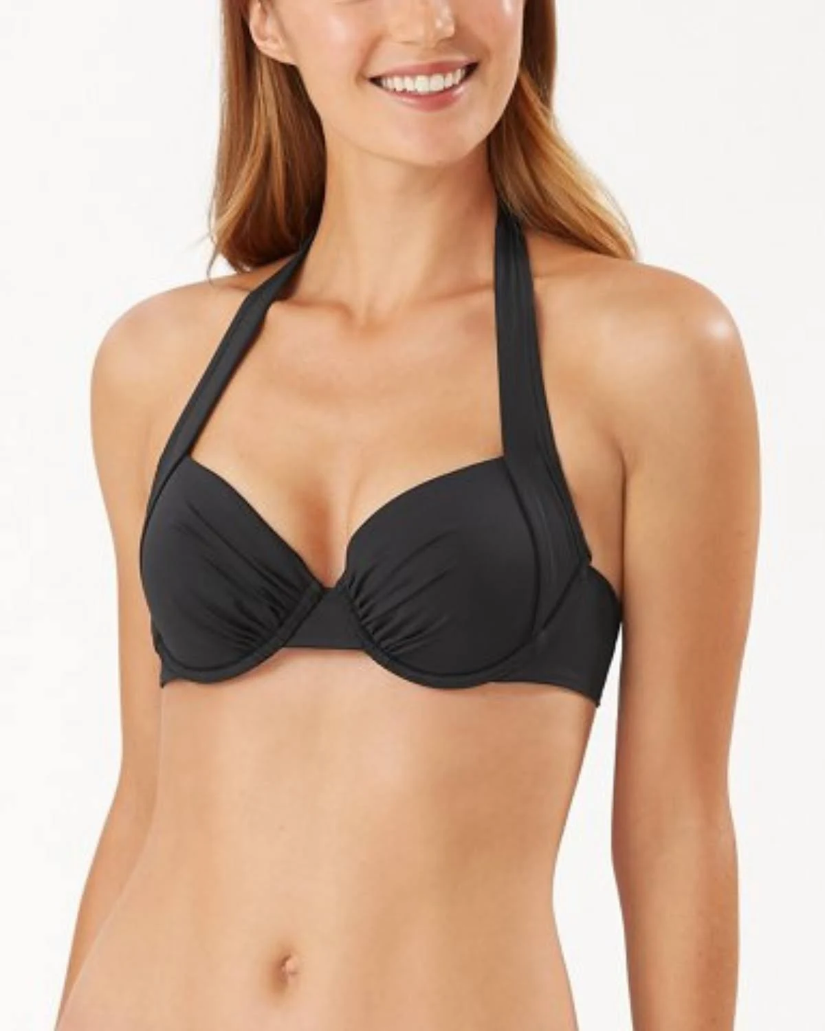 Pearl Underwire Halter Bikini Top