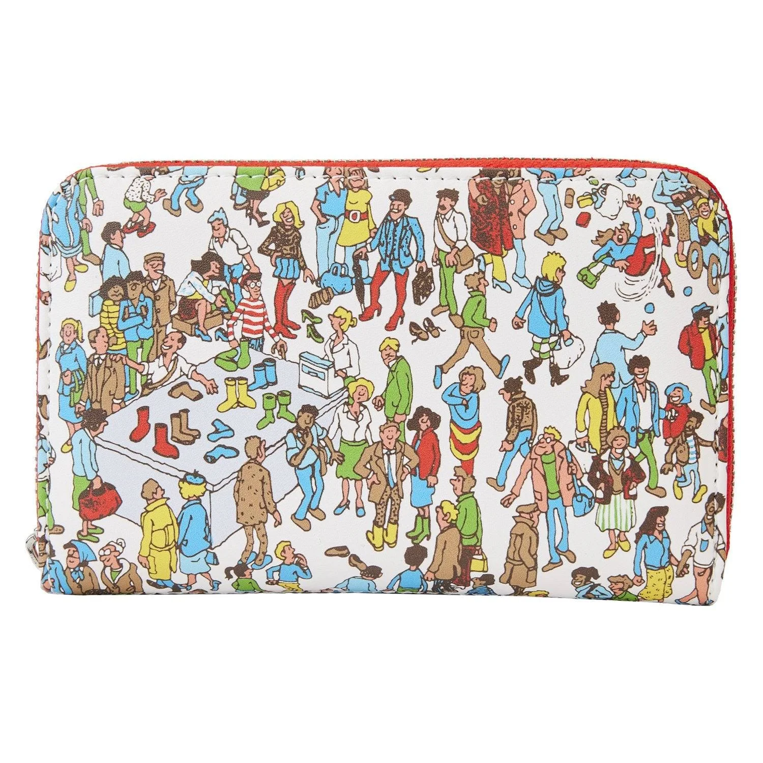 Loungefly Where's Waldo Allover Print Zip-Around Wallet