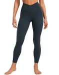 CRZ Yoga V Cross Waist Leggings 25" / True Navy / Xs