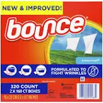 Bounce Dryer Sheets, Outdoor Fresh, 320 Sheets