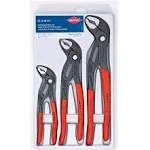 KNIPEX Tools - 3 Piece Cobra Pliers Set (7, 10, & 12) (002006US1)