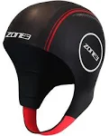 Zone3 Neoprene Swim Cap - Black / Red