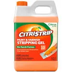 CITRISTRIP (2 PACK) Paint &amp; Varnish Stripping Gel No Harsh Fumes 64 oz Bottle HC