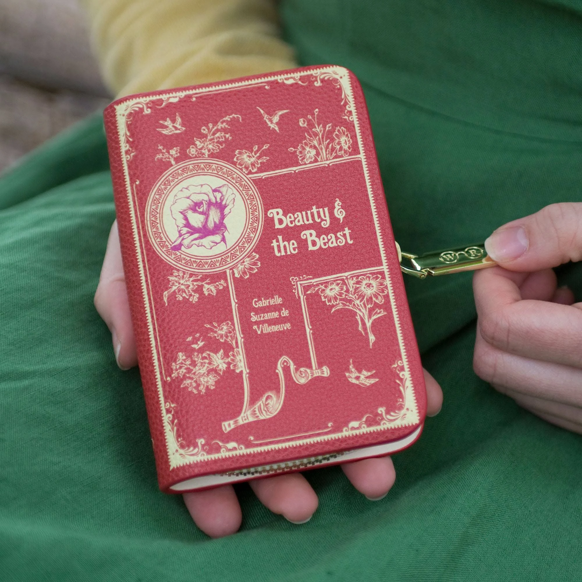 Well Read Beauty and The Beast Book Themed Zip Around Wallet for Book Lovers ...