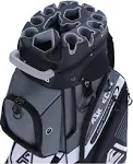 T-Lock Golf Cart Bag with 14 Way Organizer Divider Top,Handles and Rain Cover