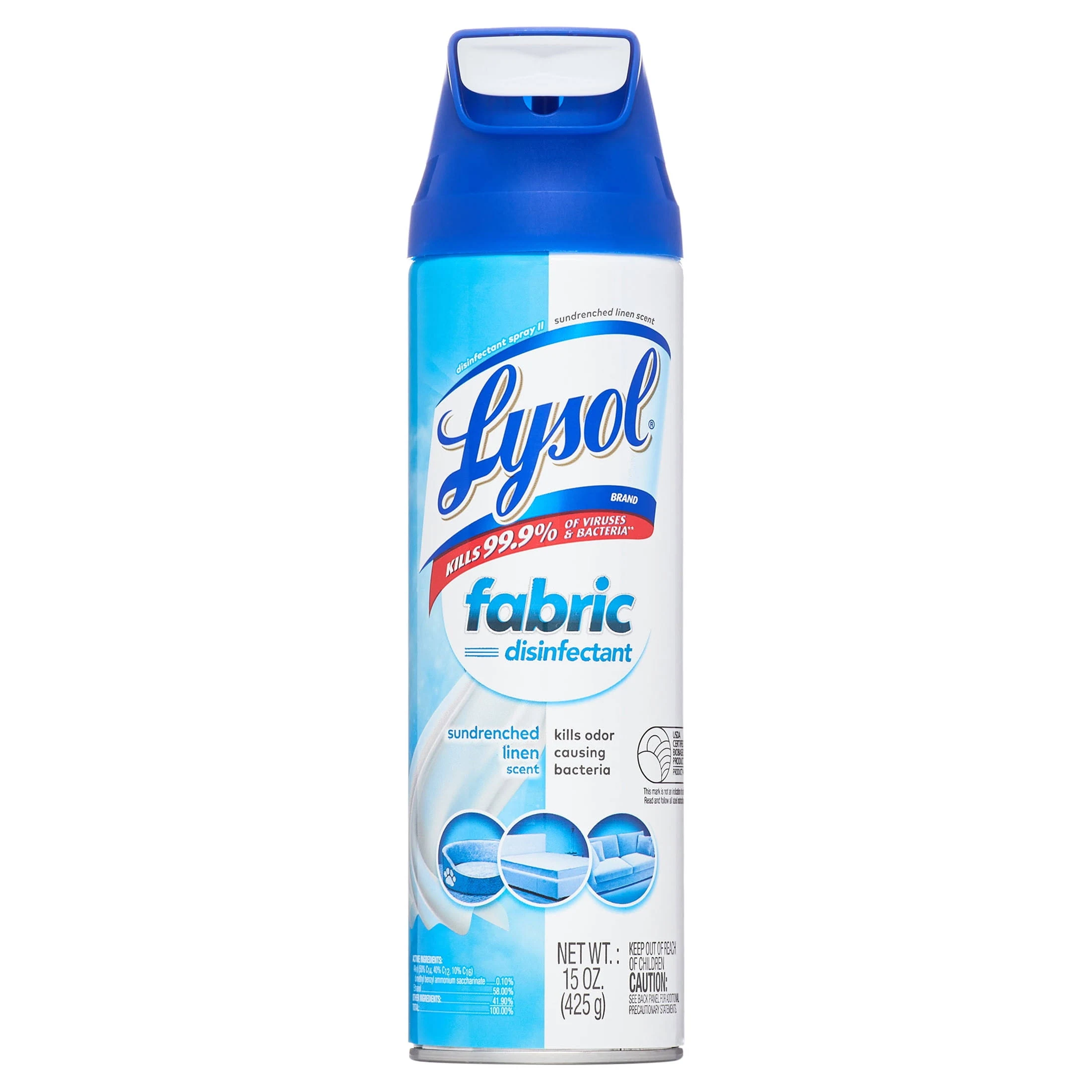 Lysol Sundrenched Linen Fabric Disinfectant Spray 15 fl oz