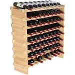 VEVOR 72 Bottle Stackable Modular Wine Rack