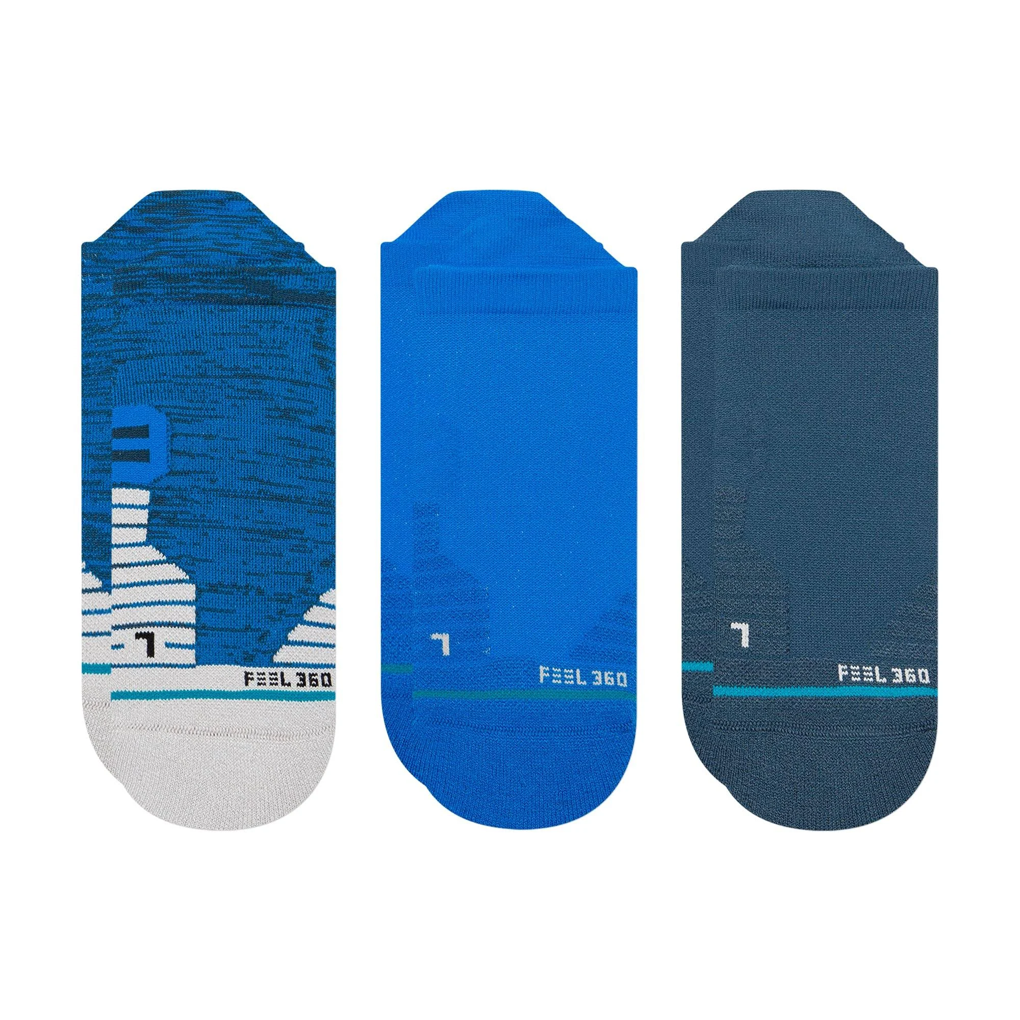 Stance Feel 360 - Hue Tab 3-Pack Golf Ankle Socks