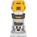 Dewalt Max Torque Variable Speed Compact Router with LED's - 1.25 HP