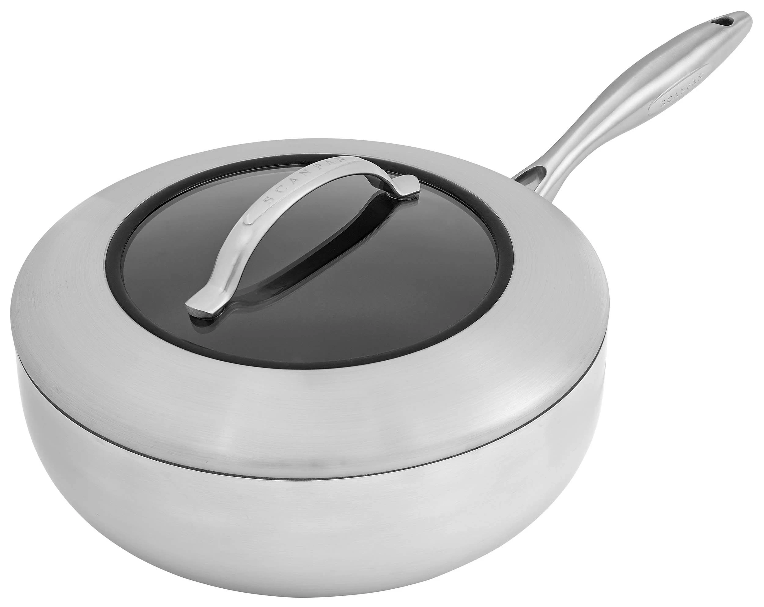 Scanpan S65082600 10" Non Stick Deep Saute Pan with Lid | Nella Cutlery