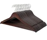 Amazon Basics Wood Suit Clothes Hangers