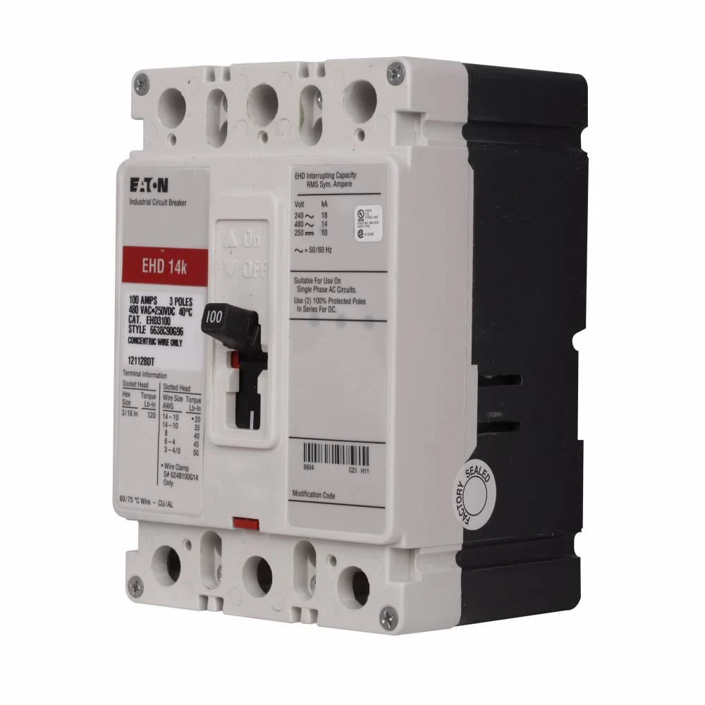 Westinghouse EHD3100L 100A Circuit Breaker