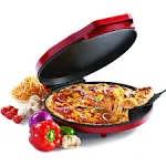 Betty Crocker Countertop Pizza Maker, 1440-Watt Maker Full Size, Red 