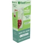 Foodsaver Easy Fill 1 Gallon Vacuum Sealer Bags, 10 Count