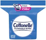 Cottonelle Flushable Wet Wipes Refill