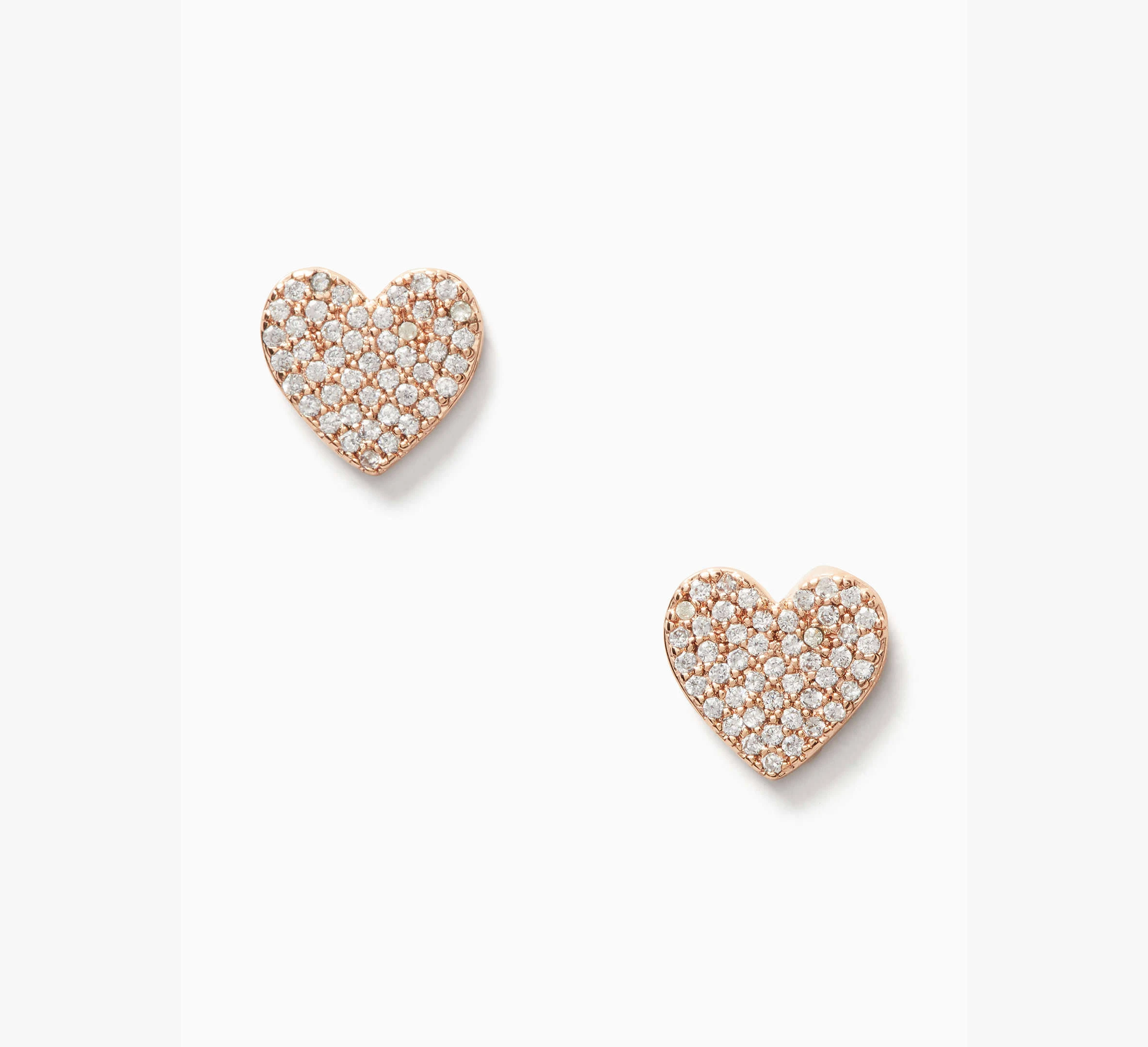 Kate Spade Yours Truly Pave Heart Studs