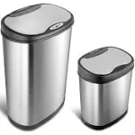 NINESTARS Touchless Motion Sensor Trash Can