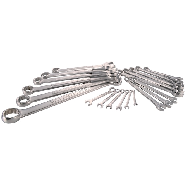 CRAFTSMAN Combination Wrench Set, Metric, 20 Piece (CMMT12068)