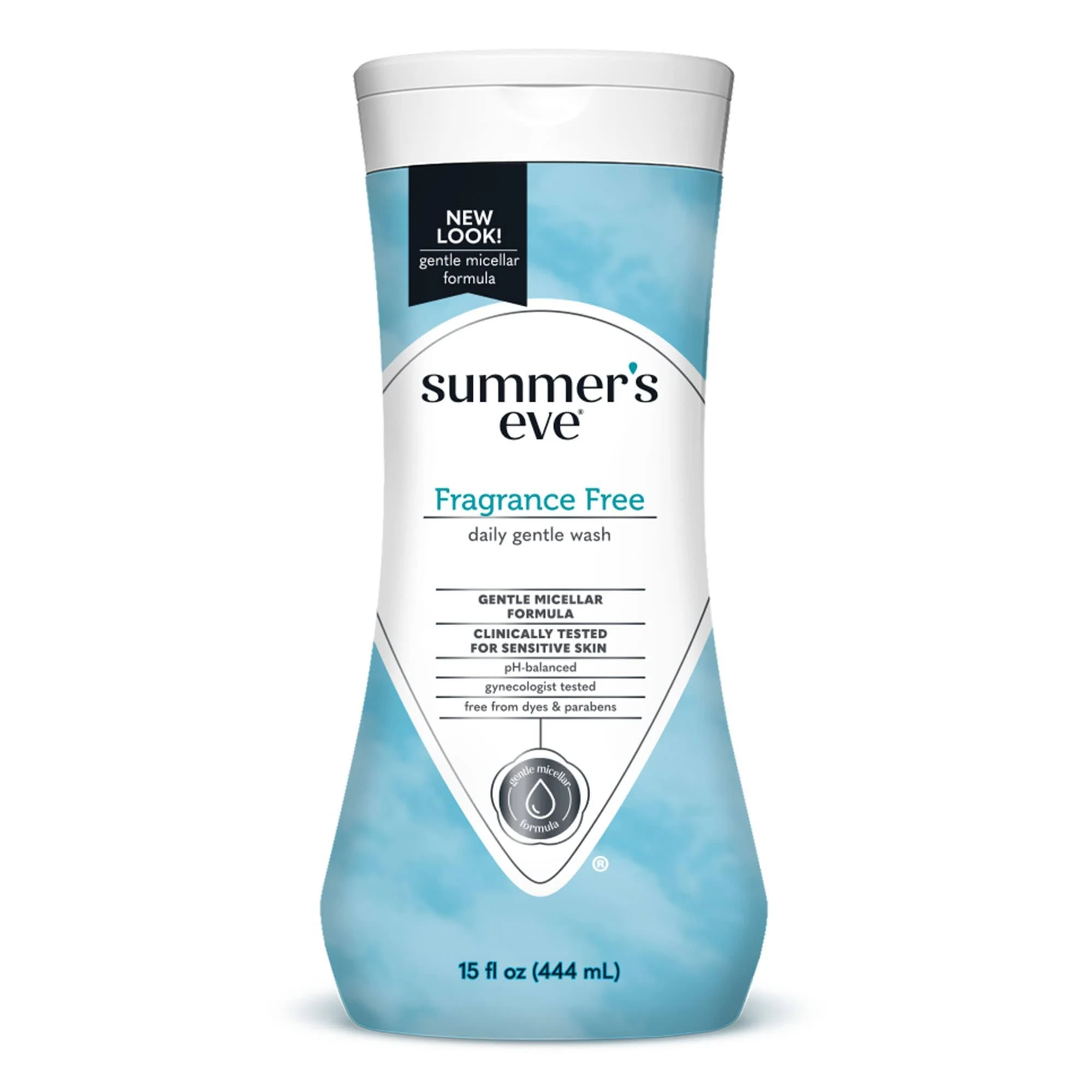 Summer's Eve Cleansing Wash, Fragrance Free - 15 fl oz