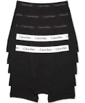 Calvin Klein Calzoncillos Calzones clásicos de algodón para Hombre, Paquete de 5