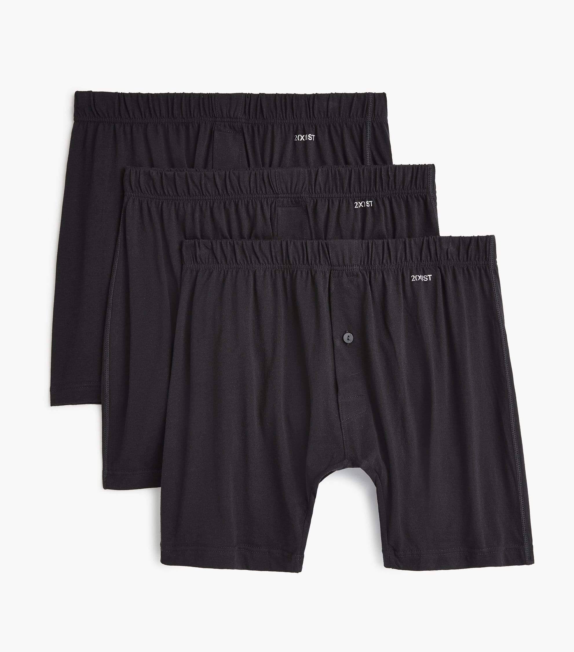 2xist 3-Pack Pima Cotton Knit Boxer 50107