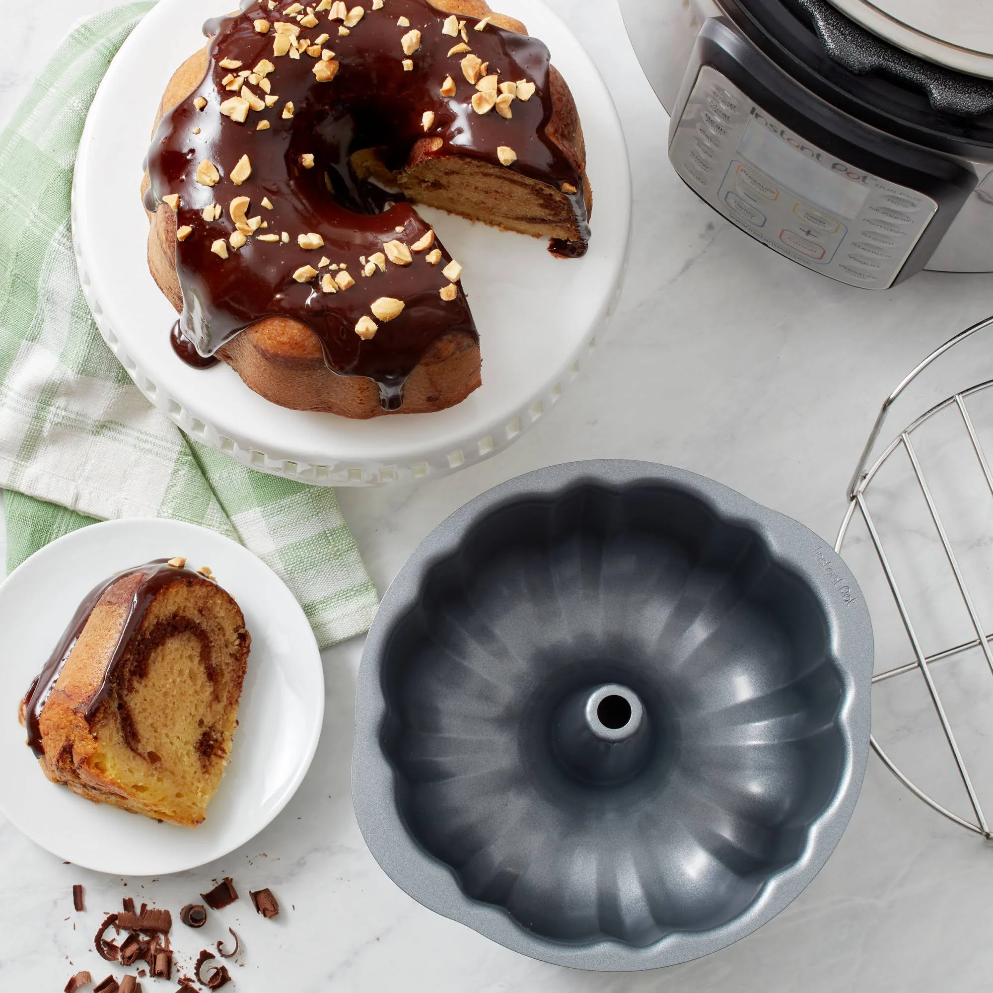 Instant Pot Official Fluted Cake Pan