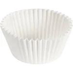 Hoffmaster 1 7/8&quot; x 1 5/16&quot; White Fluted Baking Cup - 10000/Case