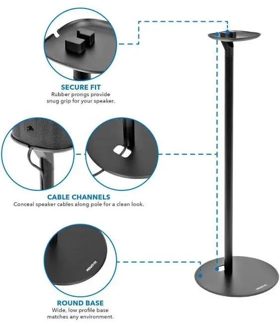 Mount-It! Speaker Floor Stand for Sonos One MI-SB454