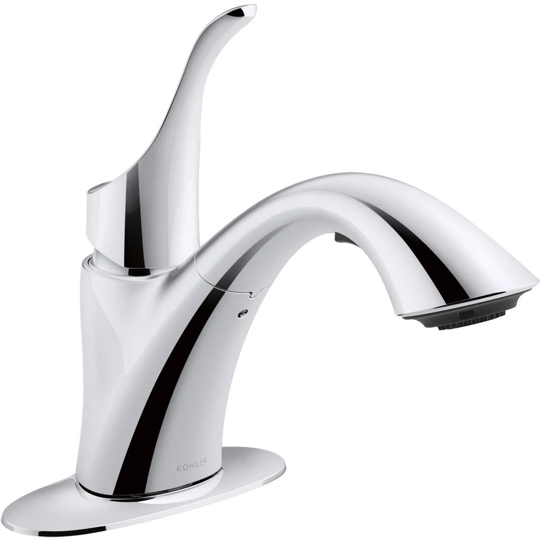 Kohler K-22035 Simplice 4 GPM Deck Mounted Single Handle - Polished Chrome