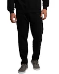  Men&#039;s Eversoft Fleece Open Bottom Sweatpants with X-Large Black Heather