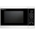 Sharp - 1.4 Cu. Ft. Countertop Microwave Oven - White