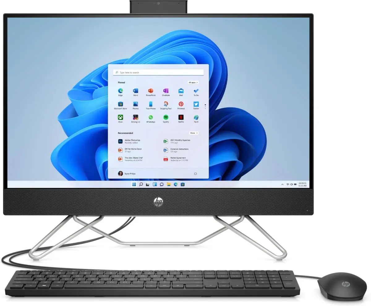 HP All-in-One 24-cb1046st Bundle PC Intel Core i5 12th gen