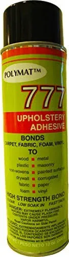 MARINE UPHOLSTERY GLUE: 1 CAN HIGH TACK GLUE Polymat 777 Professional Grade 