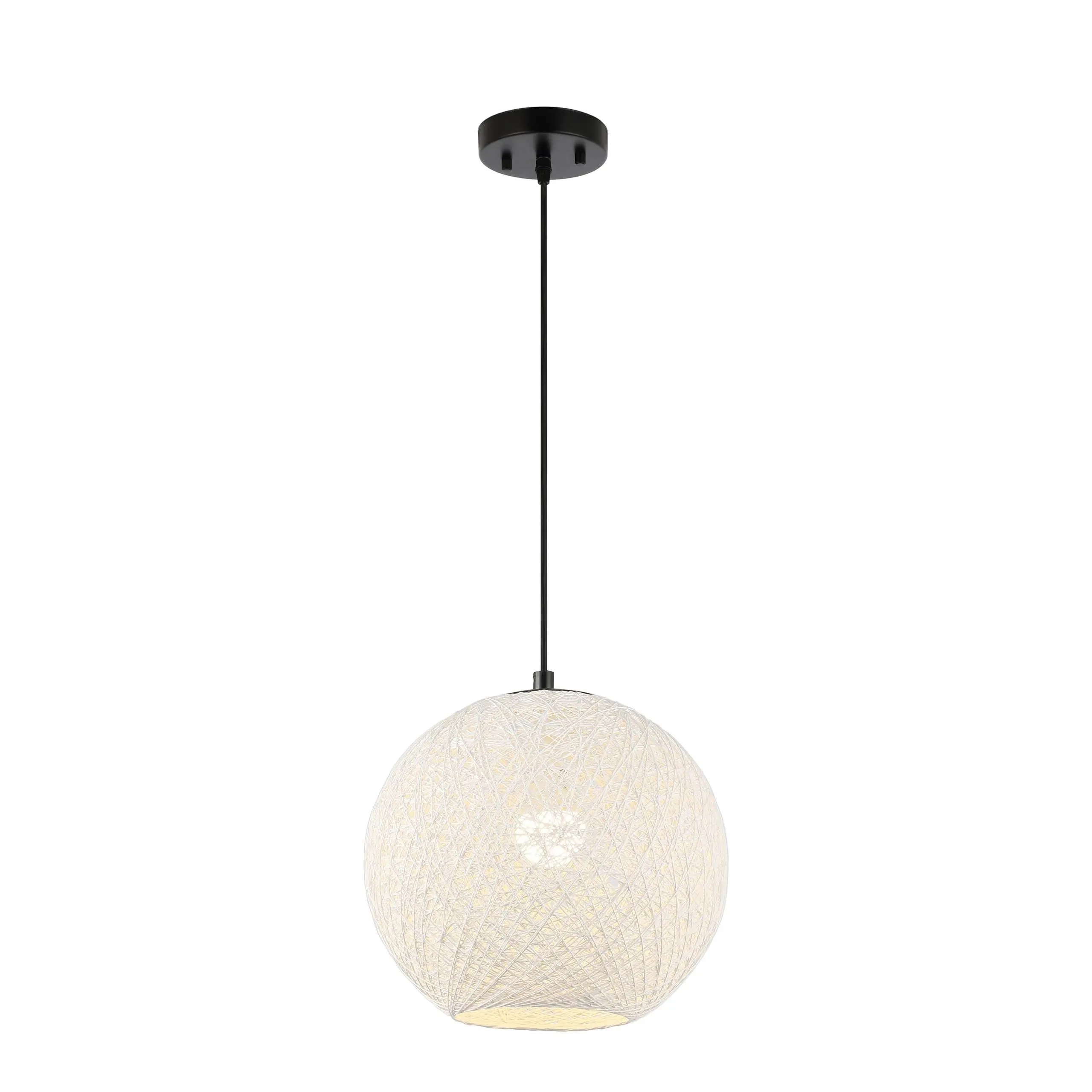 JONATHAN Y Lacey 1-Light Bohemian Minimalist Globe LED Pendant