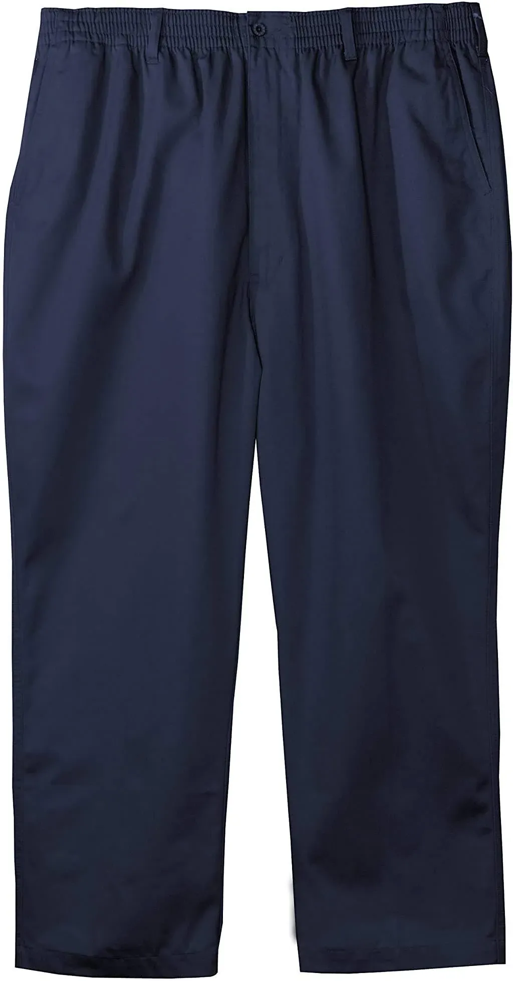 Men's Big Full Elastic Waist Pants by Falcon Bay | Navy 46 x 28