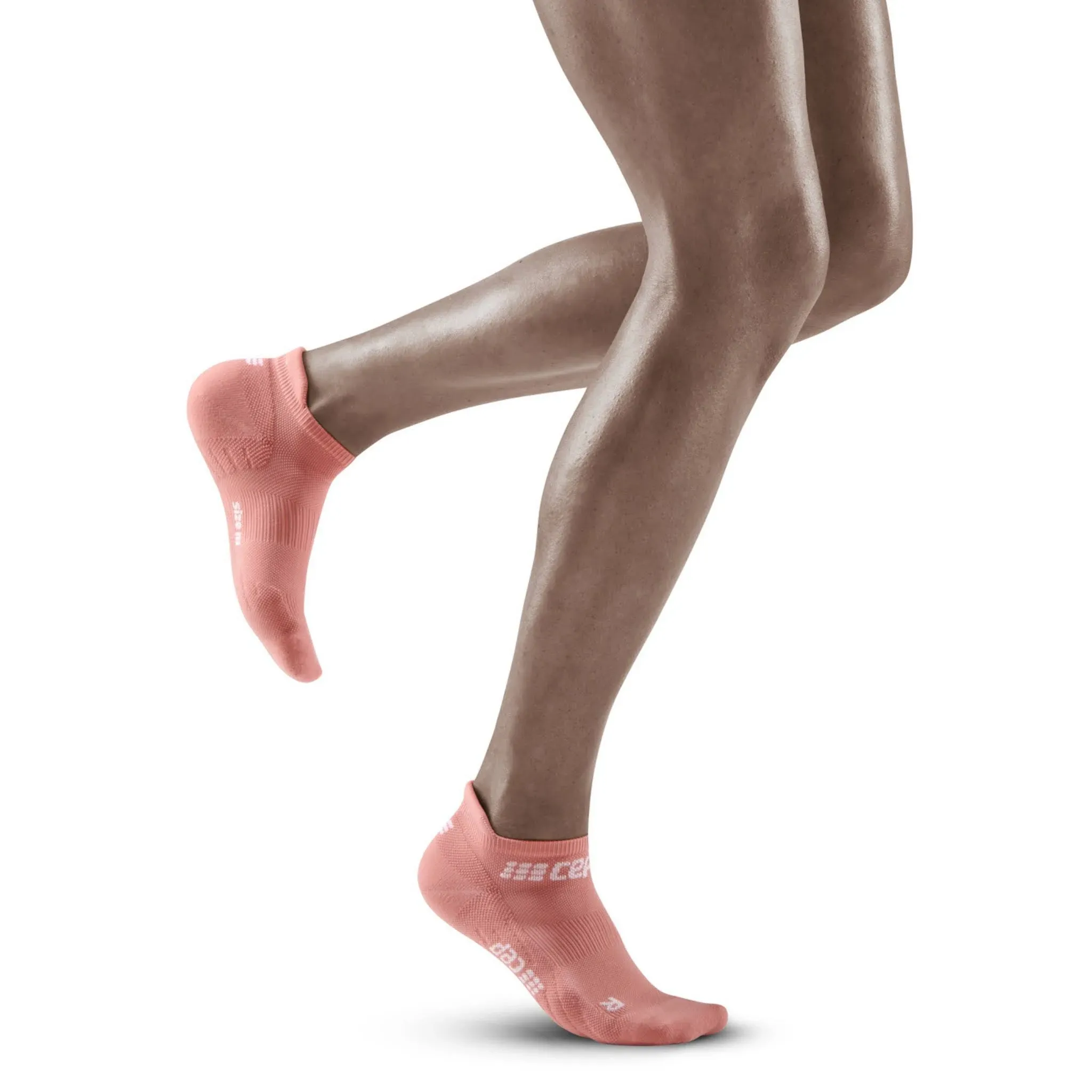 CEP Women's The Run No Show Socks 4.0 / MD / Rose