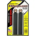 ESI Racer&#039;s Edge 100% Silicone Thin MTB Bike Grips Racers 30mm x 130mm - Black